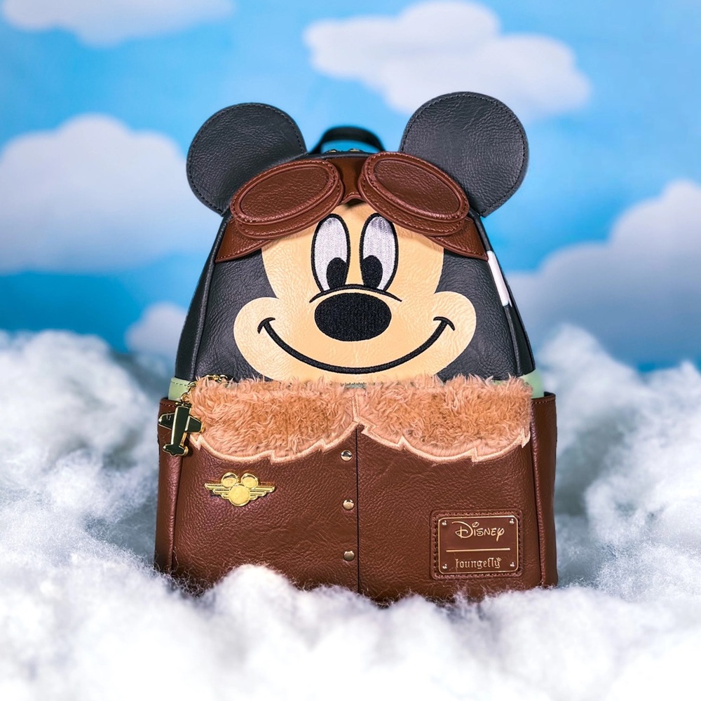 Disney Loungefly Mickey Pilot Backpack